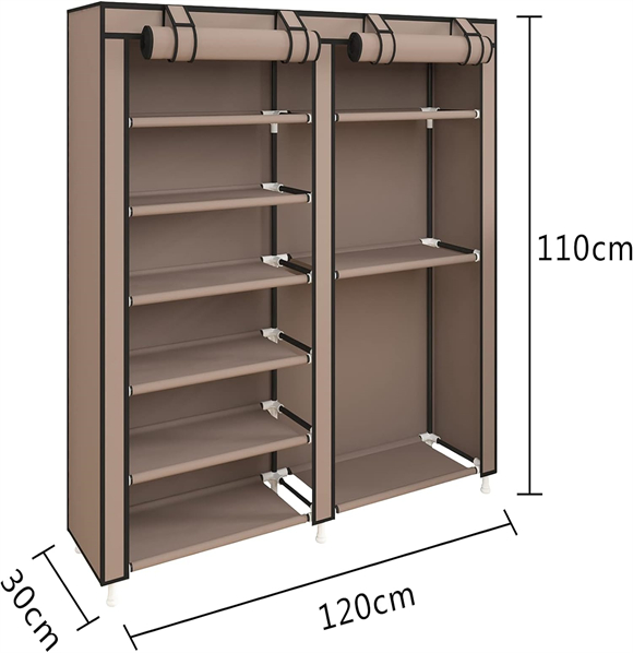 Shoe rack with cover